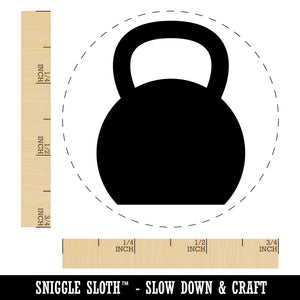 Kettlebell Weight Solid Self-Inking Rubber Stamp for Stamping Crafting Planners