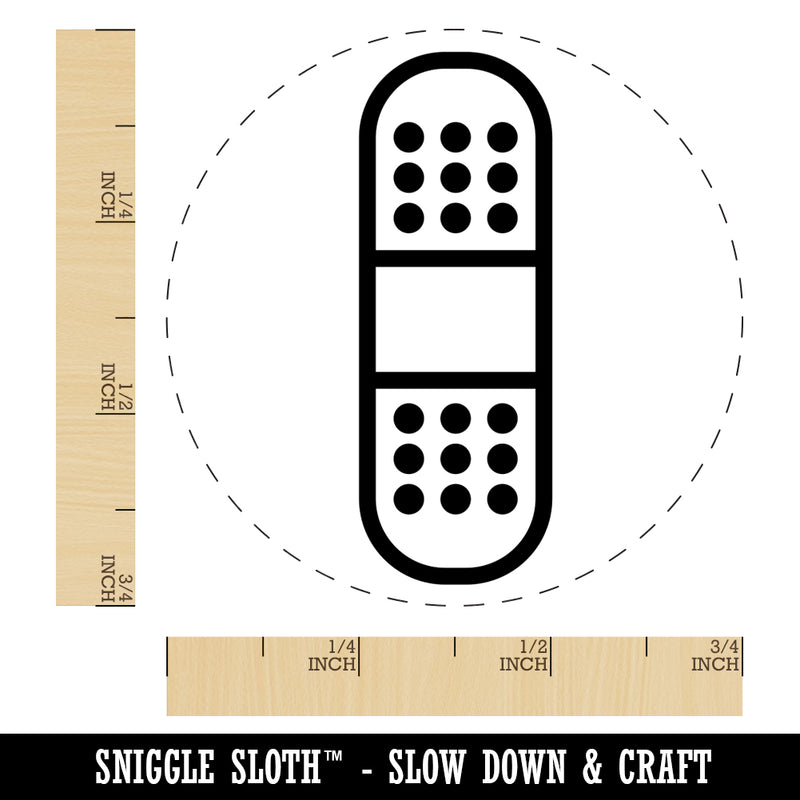 Medical Injury Bandage Self-Inking Rubber Stamp for Stamping Crafting Planners