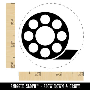 Movie Reel Self-Inking Rubber Stamp for Stamping Crafting Planners