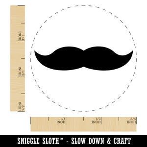 Mustache Solid Self-Inking Rubber Stamp for Stamping Crafting Planners