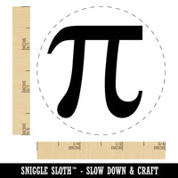 Pi Symbol Self-Inking Rubber Stamp for Stamping Crafting Planners