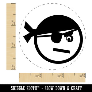 Pirate Face Self-Inking Rubber Stamp for Stamping Crafting Planners