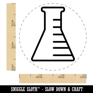 Science Chemistry Beaker Flask Self-Inking Rubber Stamp for Stamping Crafting Planners