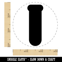 Science Glassware Test Tube Solid Self-Inking Rubber Stamp for Stamping Crafting Planners