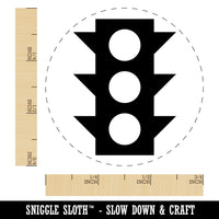 Traffic Light Icon Self-Inking Rubber Stamp for Stamping Crafting Planners