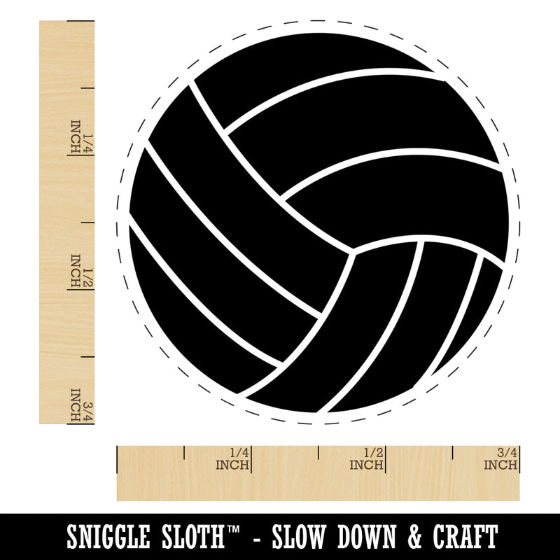 Volleyball Solid Self-Inking Rubber Stamp for Stamping Crafting Planners