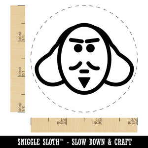 William Shakespeare Theater Doodle Self-Inking Rubber Stamp for Stamping Crafting Planners