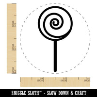 Yummy Lollipop Self-Inking Rubber Stamp for Stamping Crafting Planners