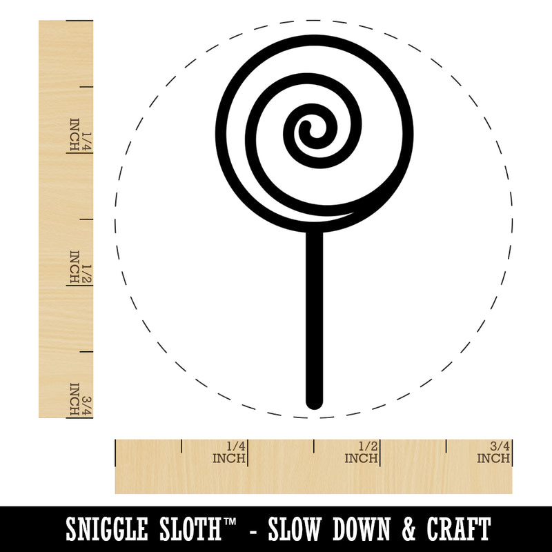 Yummy Lollipop Self-Inking Rubber Stamp for Stamping Crafting Planners