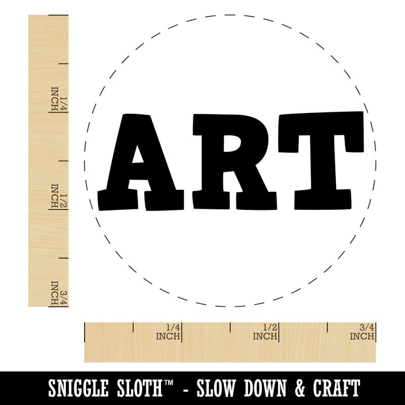 Art Fun Text Self-Inking Rubber Stamp for Stamping Crafting Planners