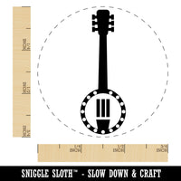 Banjo Music Self-Inking Rubber Stamp for Stamping Crafting Planners