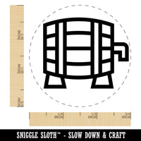 Beer Keg Icon Self-Inking Rubber Stamp for Stamping Crafting Planners