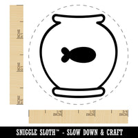 Fish Bowl Self-Inking Rubber Stamp for Stamping Crafting Planners