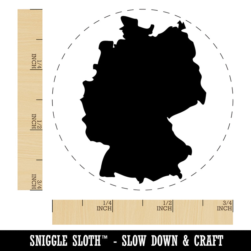 Germany Country Solid Self-Inking Rubber Stamp for Stamping Crafting Planners