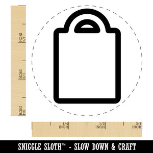 Grocery Tote Bag Purse Outline Self-Inking Rubber Stamp for Stamping Crafting Planners