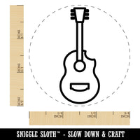 Guitar Music Self-Inking Rubber Stamp for Stamping Crafting Planners