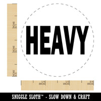Heavy Text Self-Inking Rubber Stamp for Stamping Crafting Planners