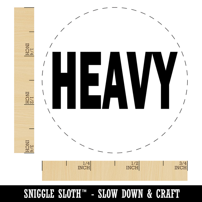 Heavy Text Self-Inking Rubber Stamp for Stamping Crafting Planners