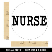 Nurse Fun Text Self-Inking Rubber Stamp for Stamping Crafting Planners