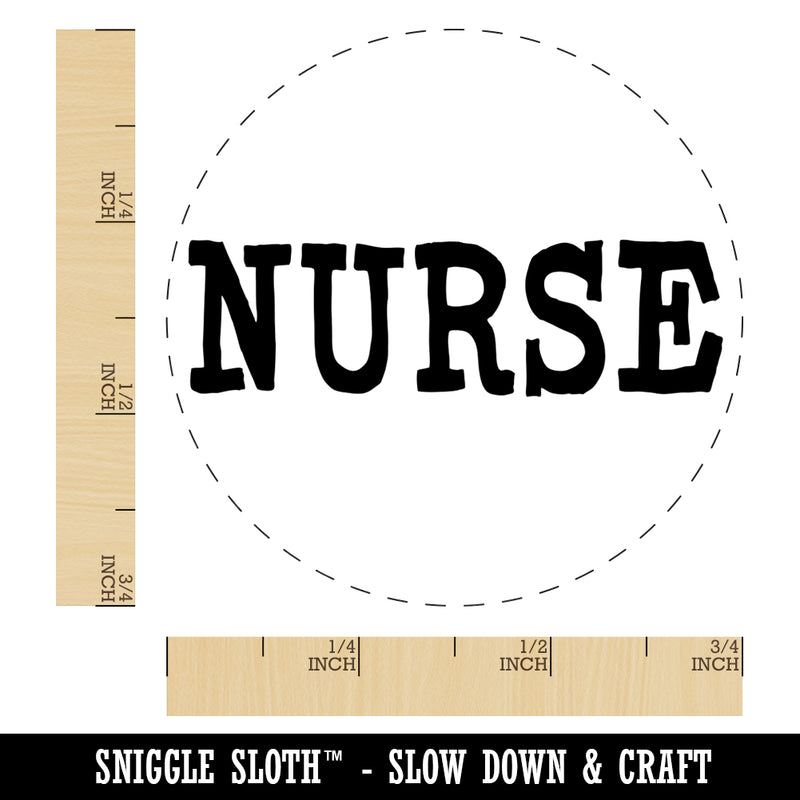 Nurse Fun Text Self-Inking Rubber Stamp for Stamping Crafting Planners