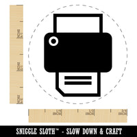 Printer Icon Self-Inking Rubber Stamp for Stamping Crafting Planners