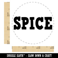 Spice Fun Text Self-Inking Rubber Stamp for Stamping Crafting Planners