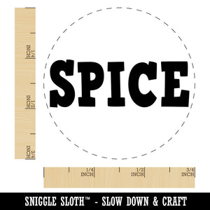 Spice Fun Text Self-Inking Rubber Stamp for Stamping Crafting Planners