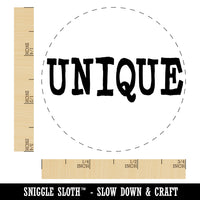 Unique Fun Text Self-Inking Rubber Stamp for Stamping Crafting Planners