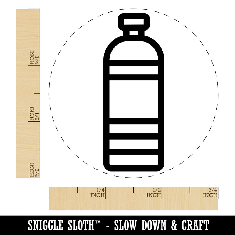 Water Bottle Icon Self-Inking Rubber Stamp for Stamping Crafting Planners