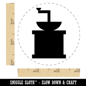 Coffee Grinder Solid Self-Inking Rubber Stamp for Stamping Crafting Planners