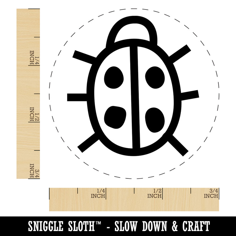 Cute Ladybug Self-Inking Rubber Stamp for Stamping Crafting Planners