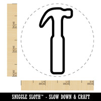 Hammer Tool Outline Self-Inking Rubber Stamp for Stamping Crafting Planners