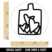 Hearts Love in Jar Self-Inking Rubber Stamp for Stamping Crafting Planners