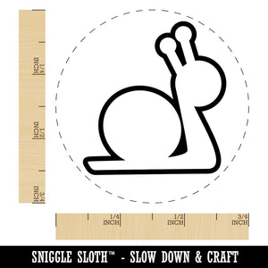 Snail Slow Outline Self-Inking Rubber Stamp for Stamping Crafting Planners