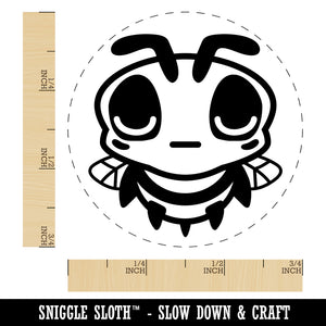 Cute Bee Sleepy Self-Inking Rubber Stamp for Stamping Crafting Planners