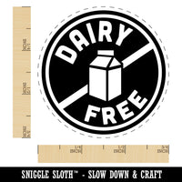 Dairy Free Self-Inking Rubber Stamp for Stamping Crafting Planners