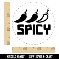 Flavor Spicy Self-Inking Rubber Stamp for Stamping Crafting Planners