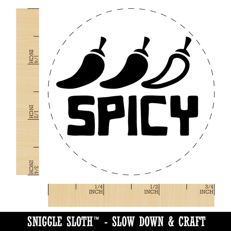 Flavor Spicy Self-Inking Rubber Stamp for Stamping Crafting Planners