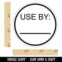 Use By Date Self-Inking Rubber Stamp for Stamping Crafting Planners