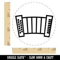 Accordion Music German Oktoberfest Self-Inking Rubber Stamp for Stamping Crafting Planners