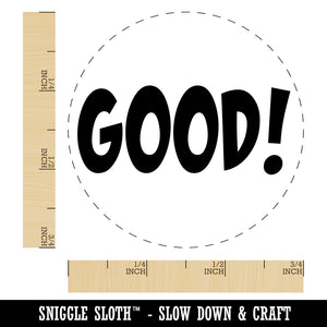 Good Teacher School Fun Text Self-Inking Rubber Stamp for Stamping Crafting Planners