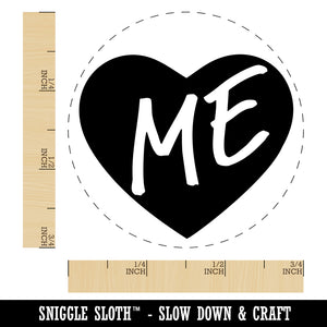 ME Maine State in Heart Self-Inking Rubber Stamp for Stamping Crafting Planners