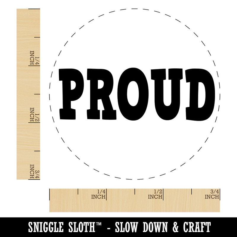 Proud Teacher School Self-Inking Rubber Stamp for Stamping Crafting Planners
