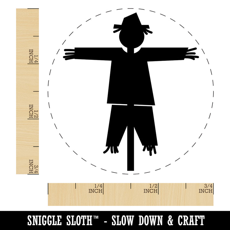 Scarecrow Solid Self-Inking Rubber Stamp for Stamping Crafting Planners