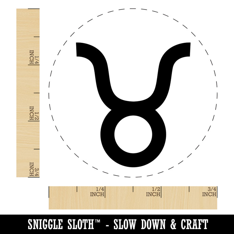 Taurus Horoscope Astrological Zodiac Sign Self-Inking Rubber Stamp for Stamping Crafting Planners