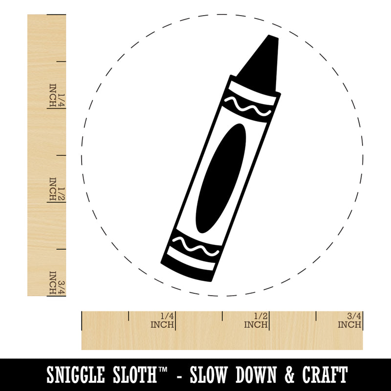 Coloring Crayon Self-Inking Rubber Stamp for Stamping Crafting Planners