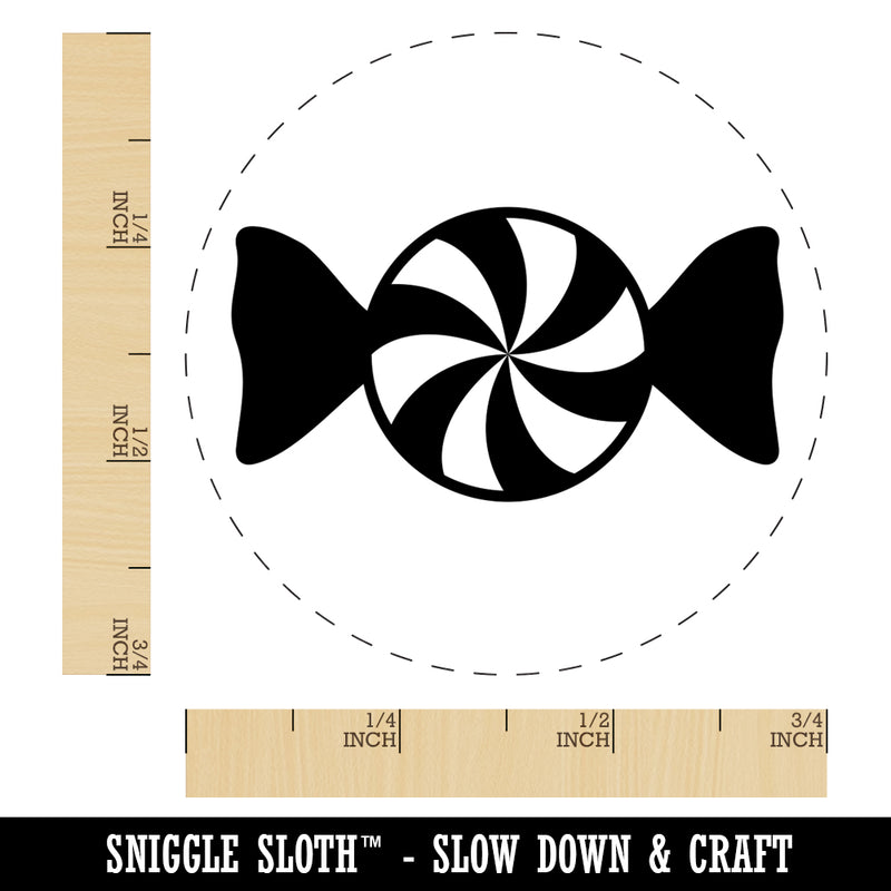 Peppermint Candy Self-Inking Rubber Stamp for Stamping Crafting Planners