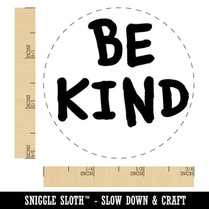 Be Kind Fun Text Self-Inking Rubber Stamp for Stamping Crafting Planners