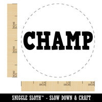 Champ Champion Fun Text Teacher Self-Inking Rubber Stamp for Stamping Crafting Planners