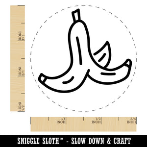 Slippery Banana Peel Self-Inking Rubber Stamp for Stamping Crafting Planners